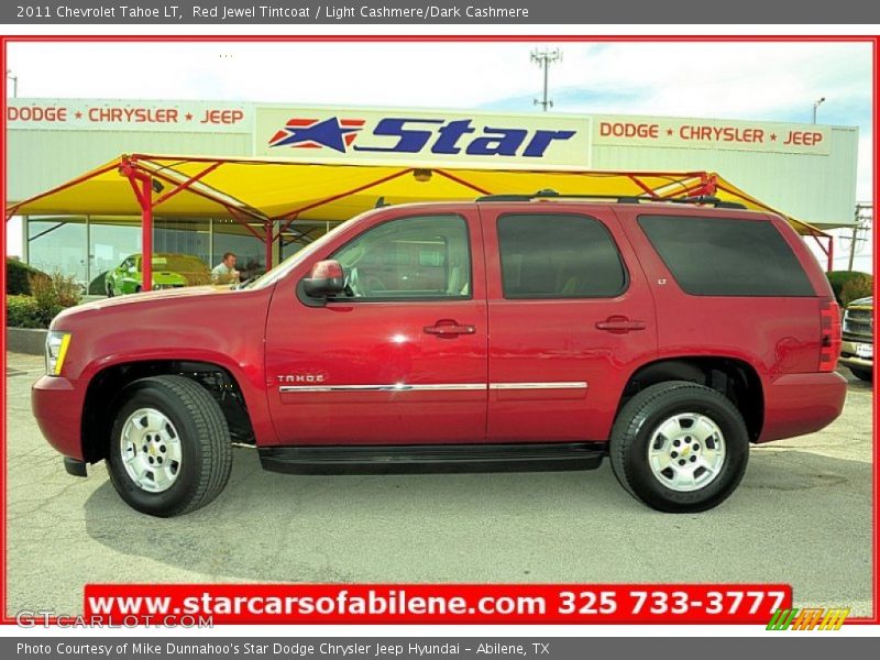 Red Jewel Tintcoat / Light Cashmere/Dark Cashmere 2011 Chevrolet Tahoe LT