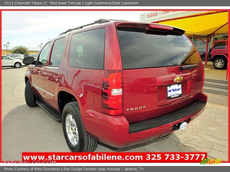 Red Jewel Tintcoat / Light Cashmere/Dark Cashmere 2011 Chevrolet Tahoe LT