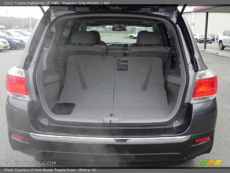 Magnetic Gray Metallic / Ash 2012 Toyota Highlander SE 4WD