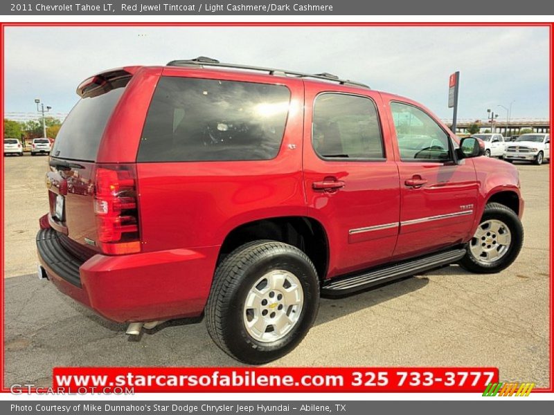 Red Jewel Tintcoat / Light Cashmere/Dark Cashmere 2011 Chevrolet Tahoe LT