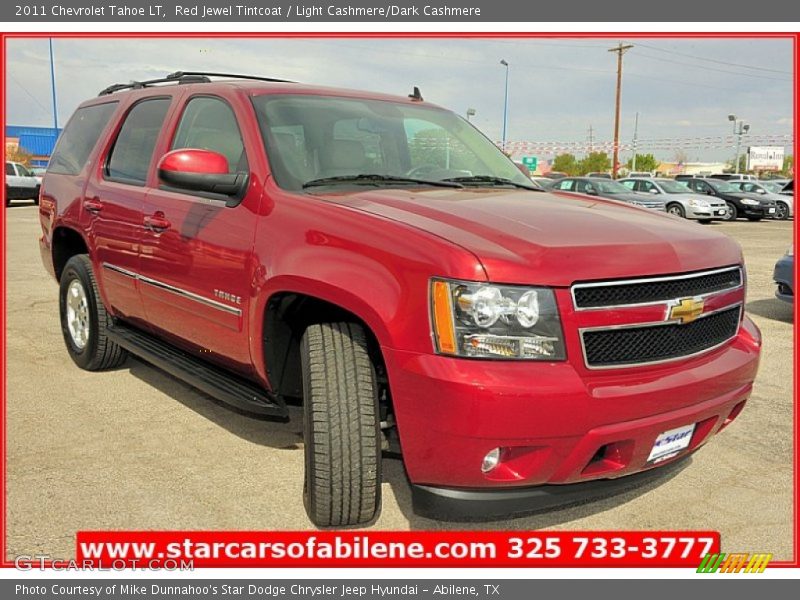 Red Jewel Tintcoat / Light Cashmere/Dark Cashmere 2011 Chevrolet Tahoe LT
