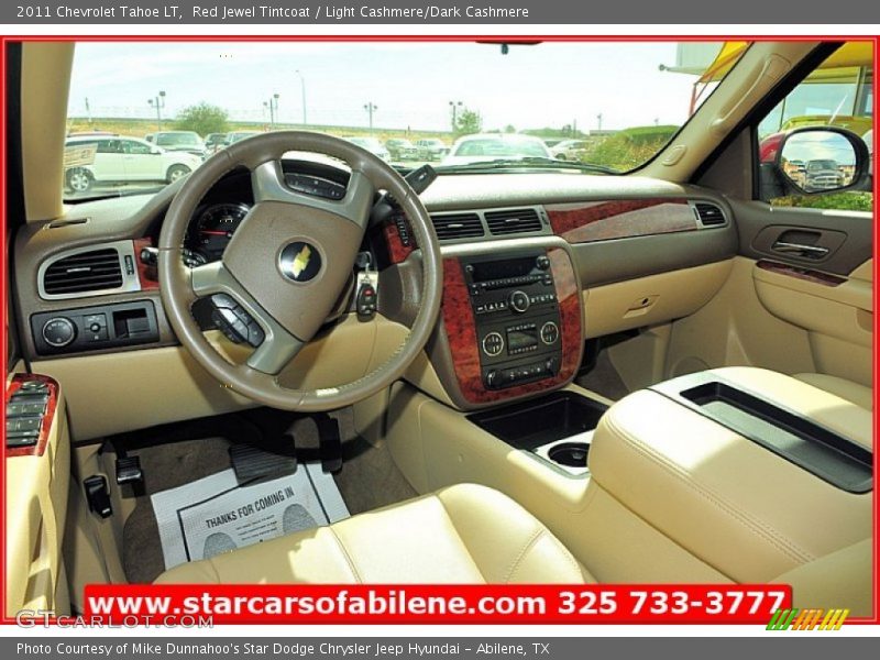 Red Jewel Tintcoat / Light Cashmere/Dark Cashmere 2011 Chevrolet Tahoe LT
