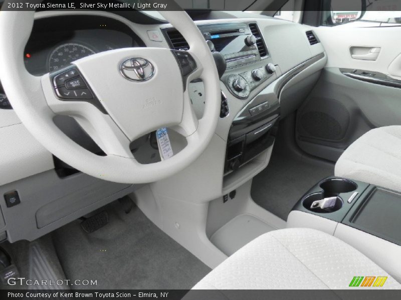 Silver Sky Metallic / Light Gray 2012 Toyota Sienna LE