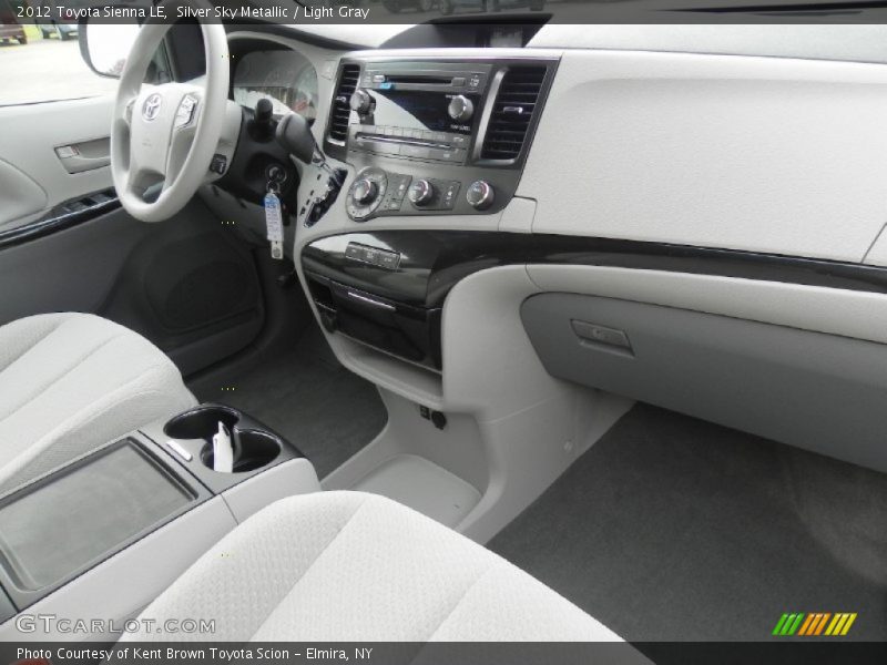 Silver Sky Metallic / Light Gray 2012 Toyota Sienna LE