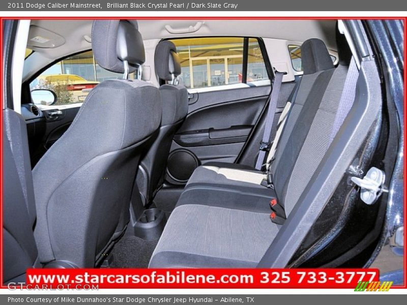 Brilliant Black Crystal Pearl / Dark Slate Gray 2011 Dodge Caliber Mainstreet