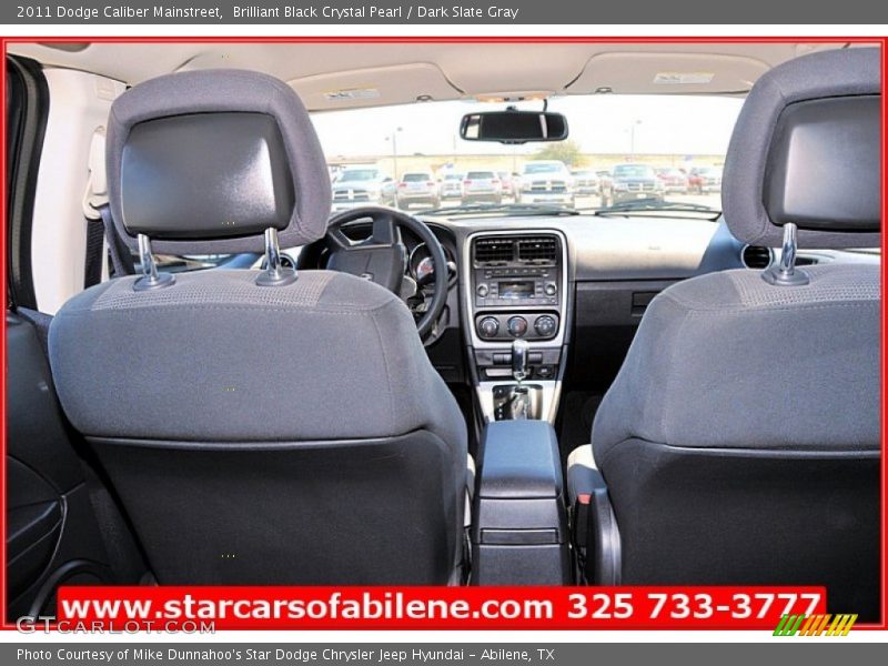 Brilliant Black Crystal Pearl / Dark Slate Gray 2011 Dodge Caliber Mainstreet