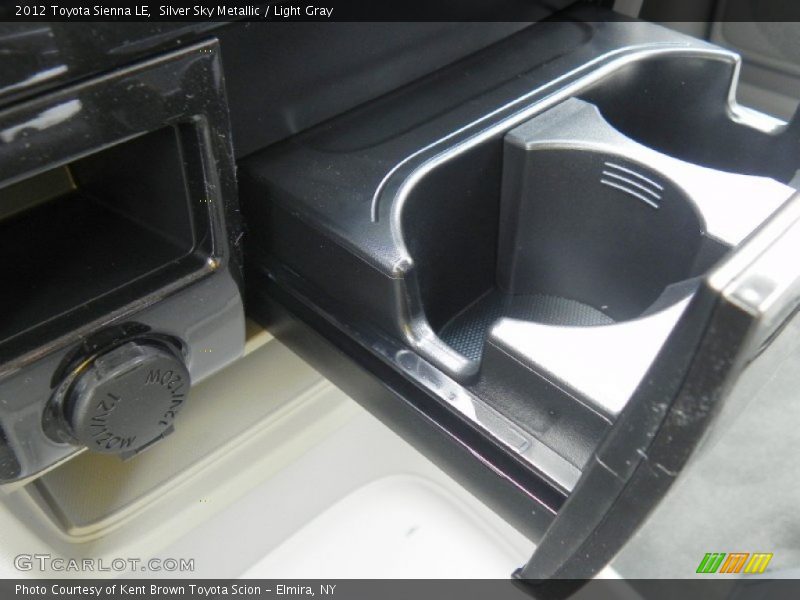 Silver Sky Metallic / Light Gray 2012 Toyota Sienna LE