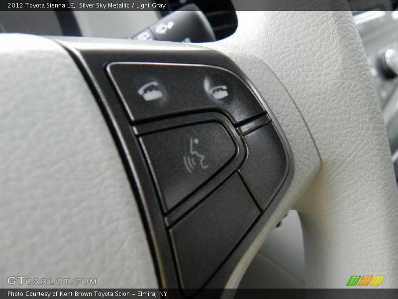 Silver Sky Metallic / Light Gray 2012 Toyota Sienna LE