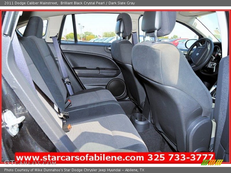 Brilliant Black Crystal Pearl / Dark Slate Gray 2011 Dodge Caliber Mainstreet