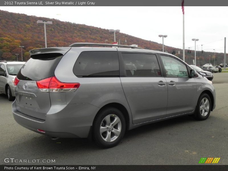 Silver Sky Metallic / Light Gray 2012 Toyota Sienna LE