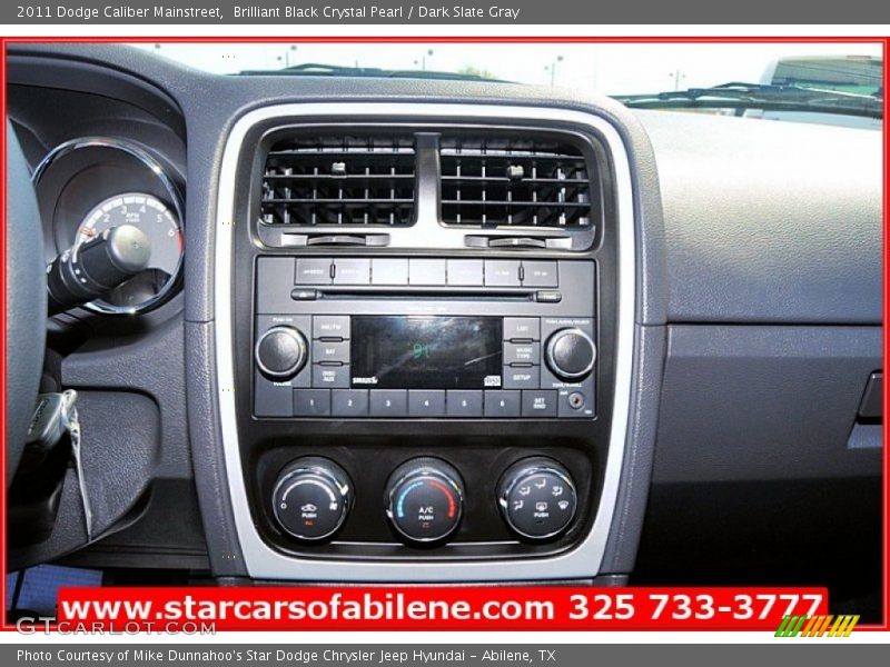 Brilliant Black Crystal Pearl / Dark Slate Gray 2011 Dodge Caliber Mainstreet