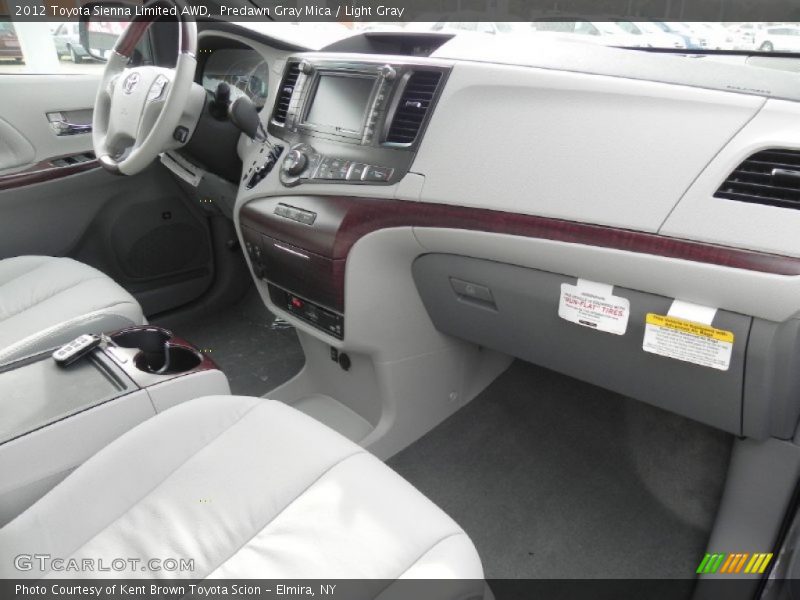 Dashboard of 2012 Sienna Limited AWD