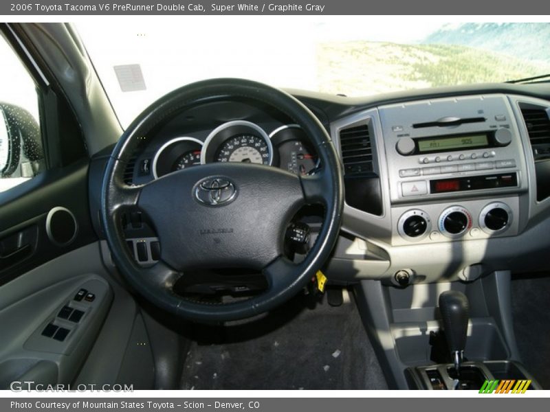 Super White / Graphite Gray 2006 Toyota Tacoma V6 PreRunner Double Cab