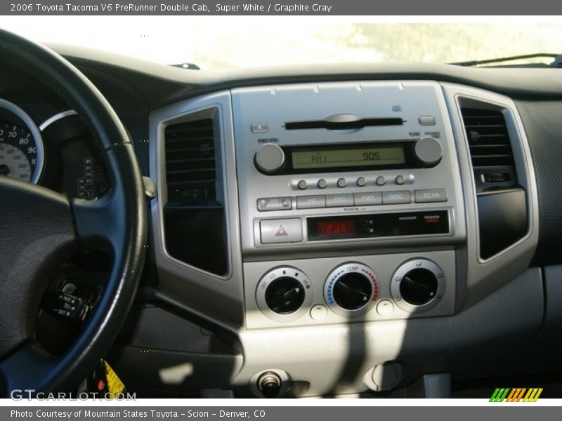 Super White / Graphite Gray 2006 Toyota Tacoma V6 PreRunner Double Cab