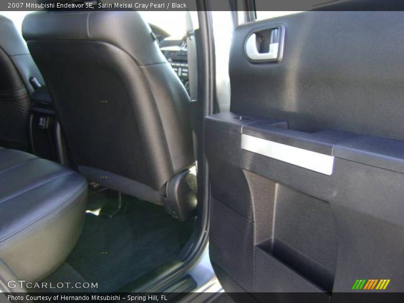 Satin Meisai Gray Pearl / Black 2007 Mitsubishi Endeavor SE