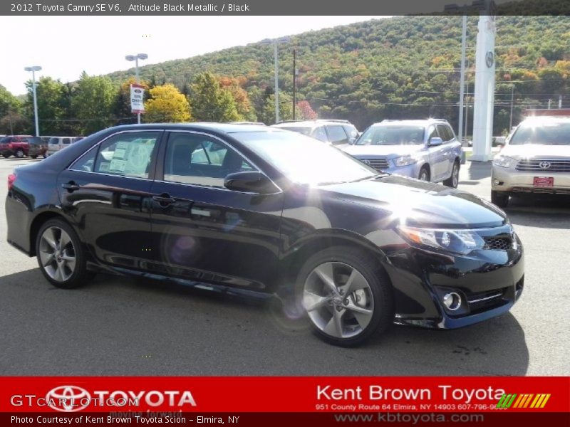 Attitude Black Metallic / Black 2012 Toyota Camry SE V6