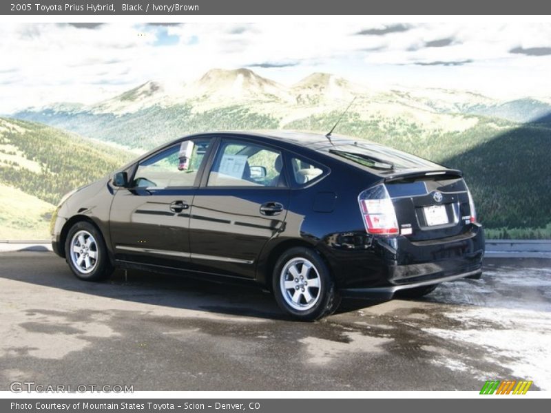 Black / Ivory/Brown 2005 Toyota Prius Hybrid