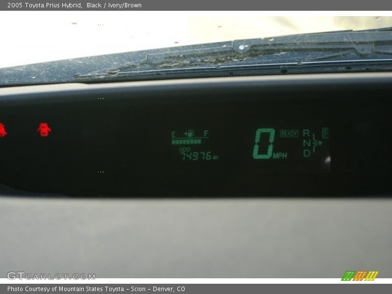 Black / Ivory/Brown 2005 Toyota Prius Hybrid
