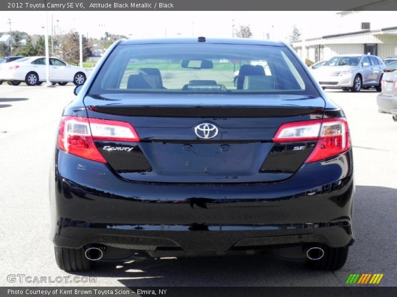 Attitude Black Metallic / Black 2012 Toyota Camry SE V6