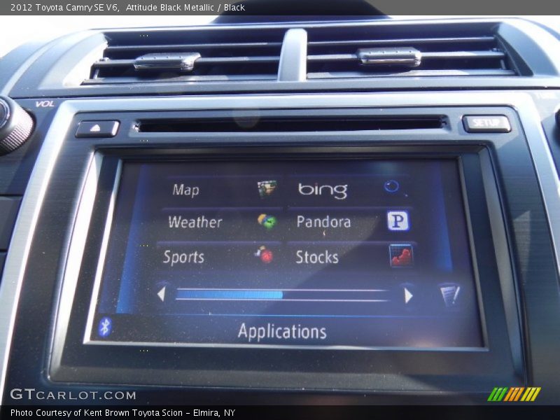 Attitude Black Metallic / Black 2012 Toyota Camry SE V6