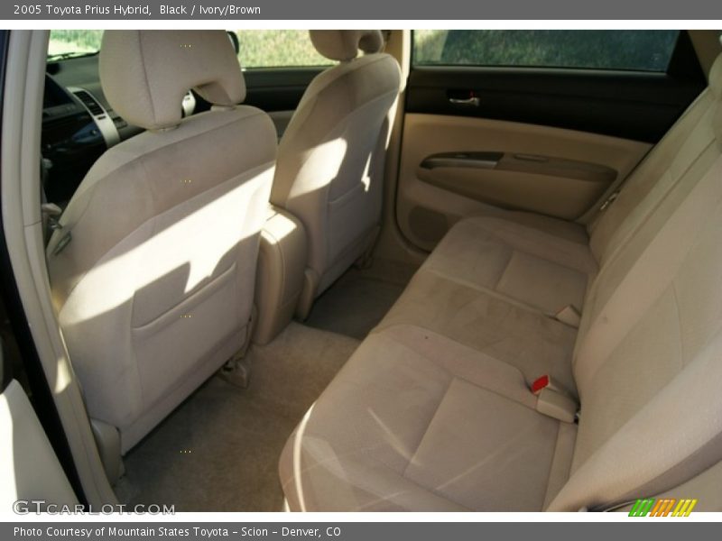 Black / Ivory/Brown 2005 Toyota Prius Hybrid