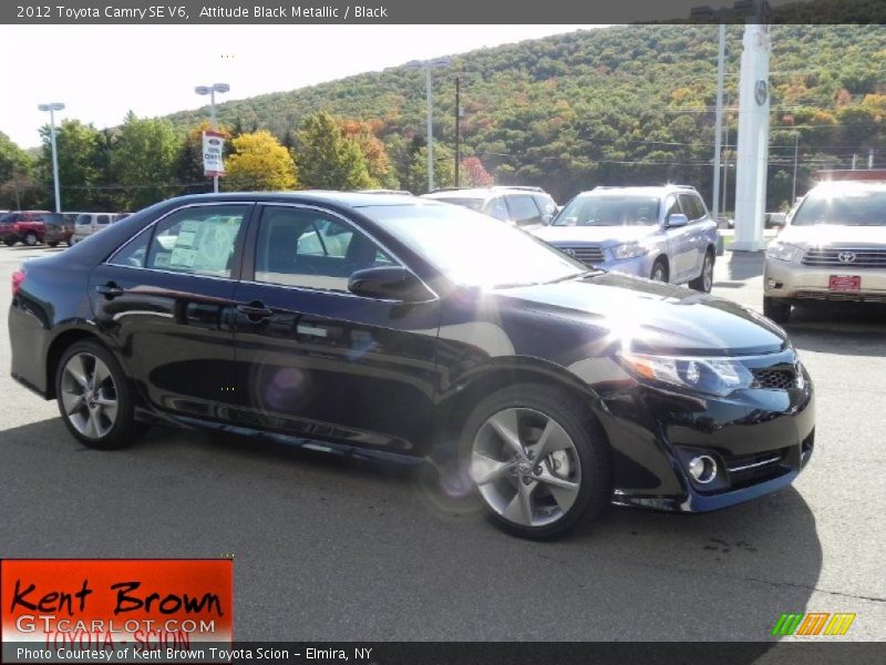 Attitude Black Metallic / Black 2012 Toyota Camry SE V6