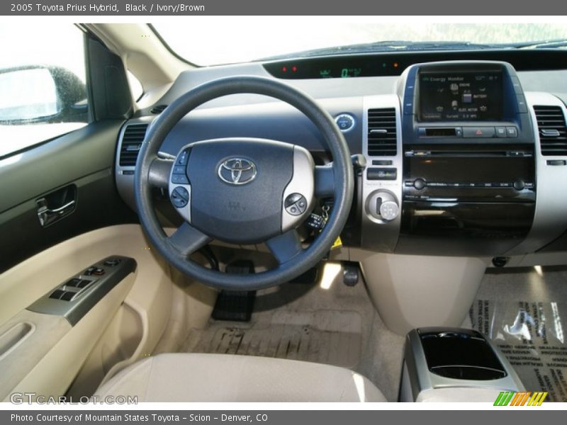 Black / Ivory/Brown 2005 Toyota Prius Hybrid