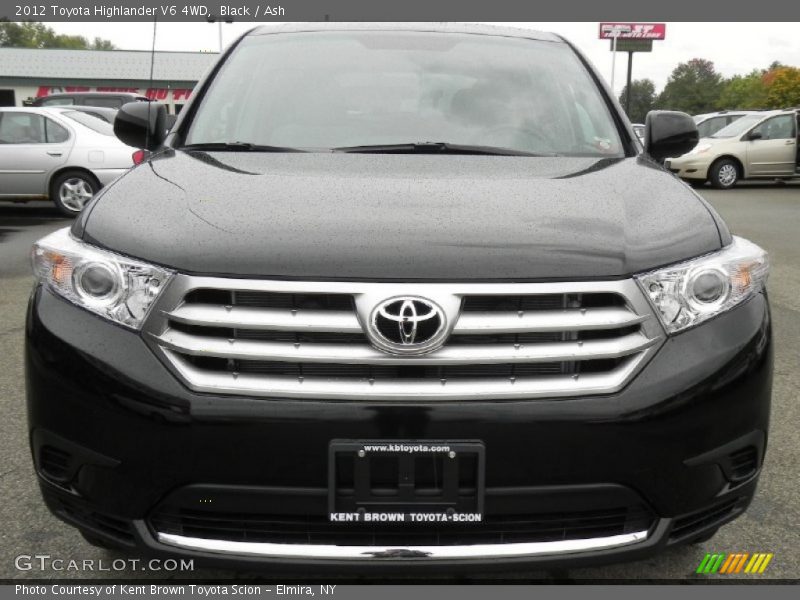 Black / Ash 2012 Toyota Highlander V6 4WD