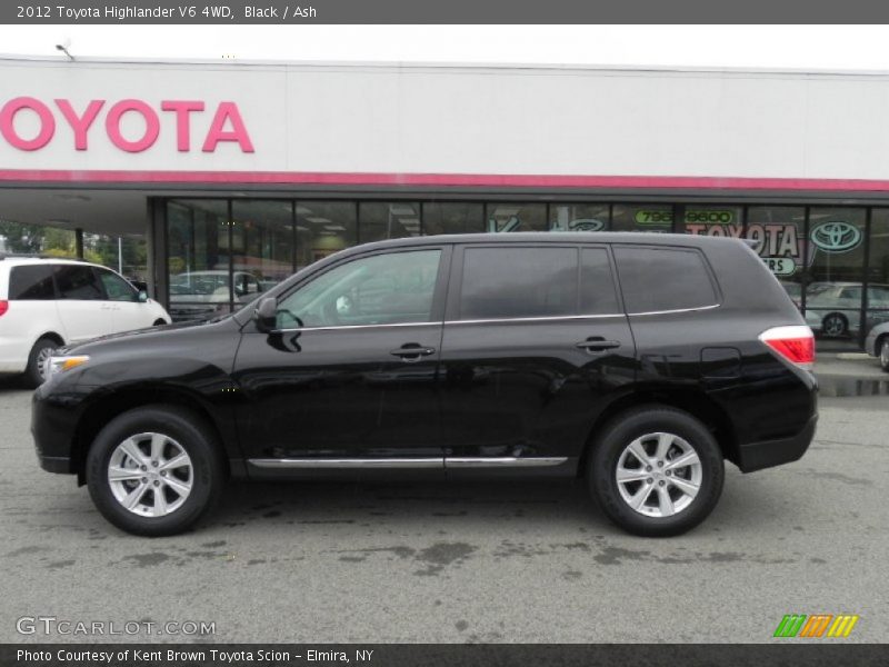 Black / Ash 2012 Toyota Highlander V6 4WD