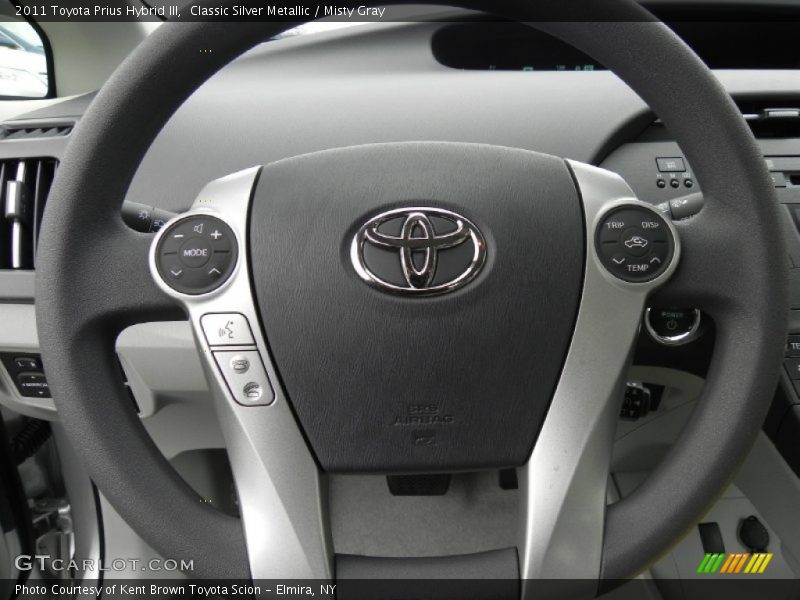 Classic Silver Metallic / Misty Gray 2011 Toyota Prius Hybrid III