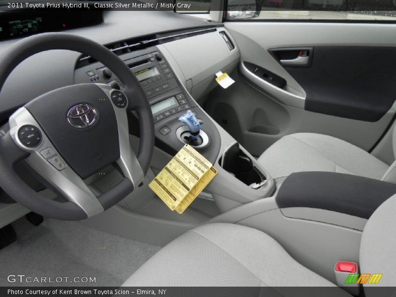 Classic Silver Metallic / Misty Gray 2011 Toyota Prius Hybrid III