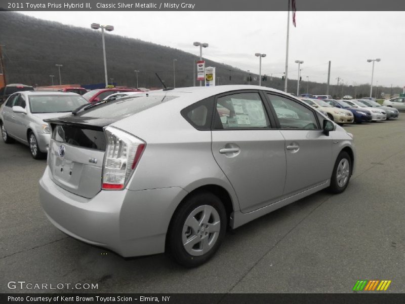 Classic Silver Metallic / Misty Gray 2011 Toyota Prius Hybrid III