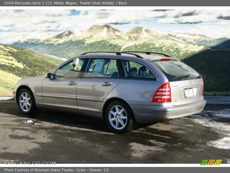 Pewter Silver Metallic / Black 2004 Mercedes-Benz C 320 4Matic Wagon