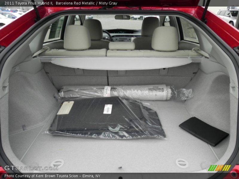 Barcelona Red Metallic / Misty Gray 2011 Toyota Prius Hybrid II