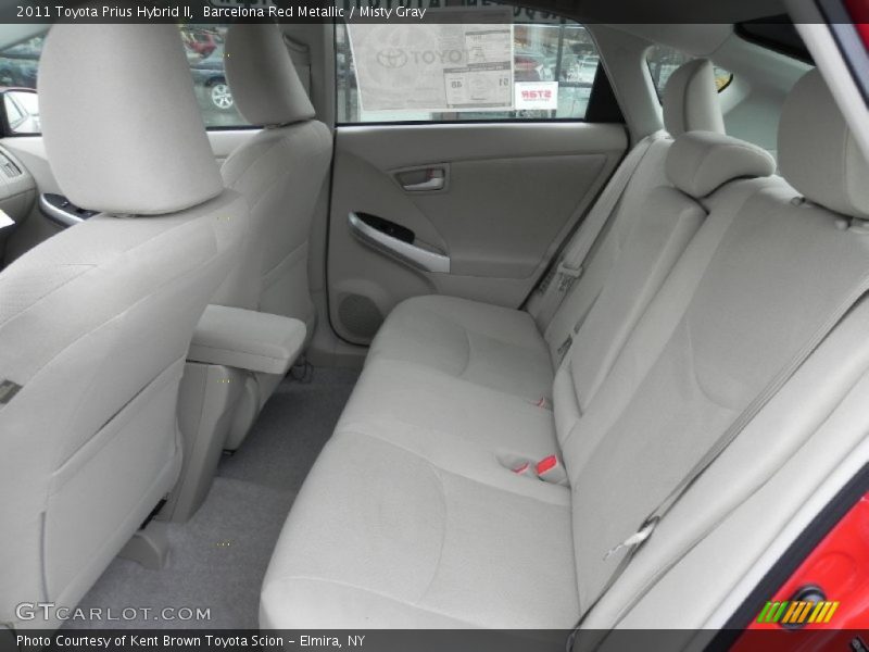 Barcelona Red Metallic / Misty Gray 2011 Toyota Prius Hybrid II