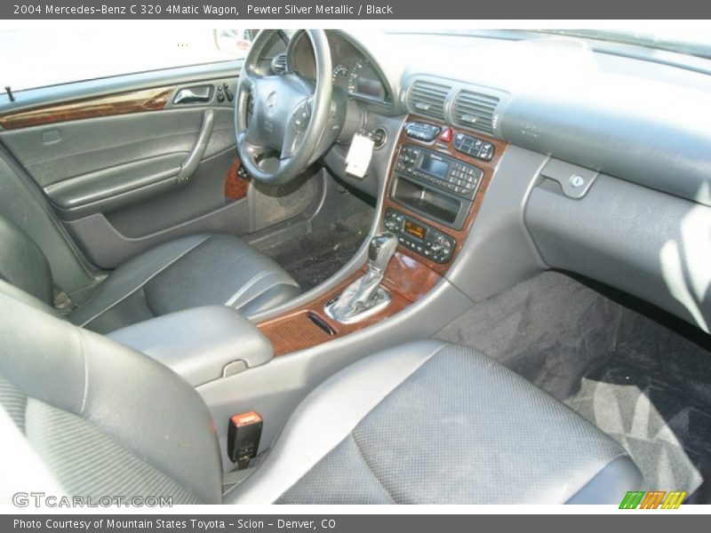 Pewter Silver Metallic / Black 2004 Mercedes-Benz C 320 4Matic Wagon