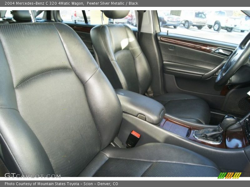 Pewter Silver Metallic / Black 2004 Mercedes-Benz C 320 4Matic Wagon