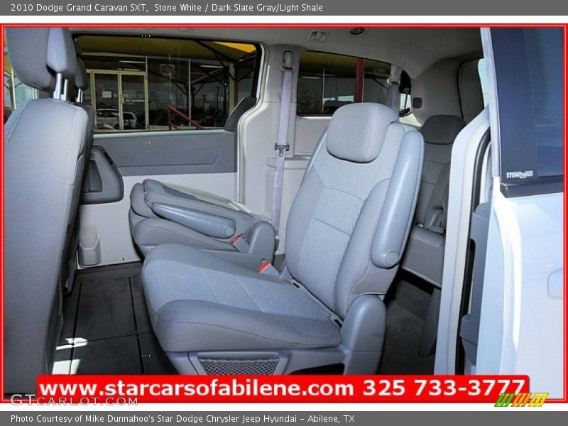 Stone White / Dark Slate Gray/Light Shale 2010 Dodge Grand Caravan SXT