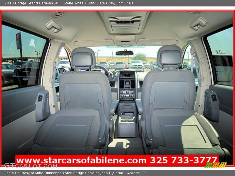 Stone White / Dark Slate Gray/Light Shale 2010 Dodge Grand Caravan SXT