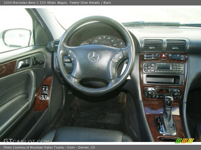 Pewter Silver Metallic / Black 2004 Mercedes-Benz C 320 4Matic Wagon