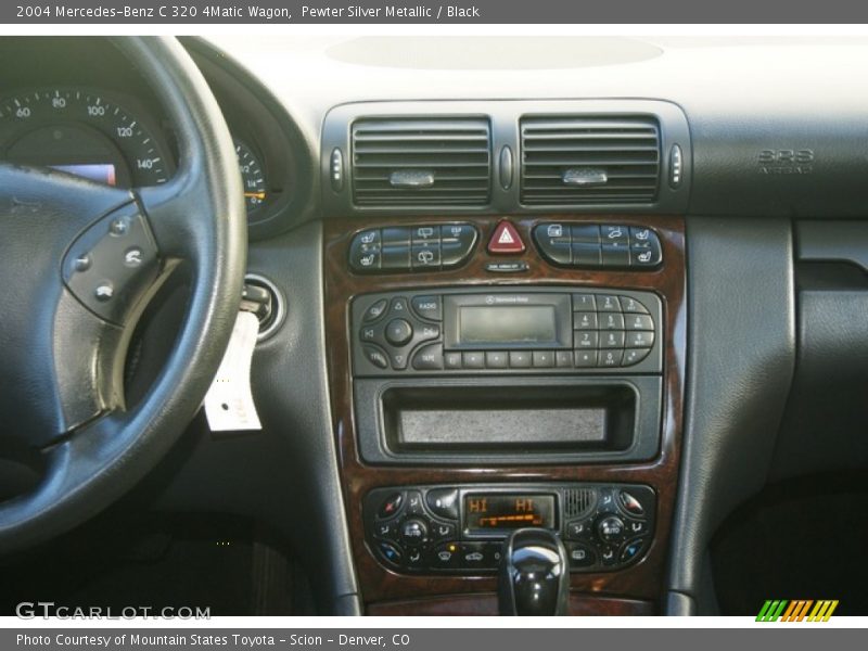 Pewter Silver Metallic / Black 2004 Mercedes-Benz C 320 4Matic Wagon