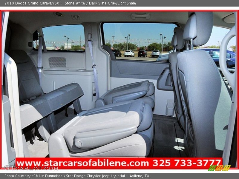Stone White / Dark Slate Gray/Light Shale 2010 Dodge Grand Caravan SXT