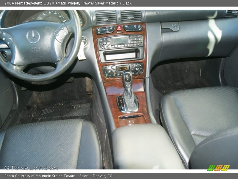 Pewter Silver Metallic / Black 2004 Mercedes-Benz C 320 4Matic Wagon
