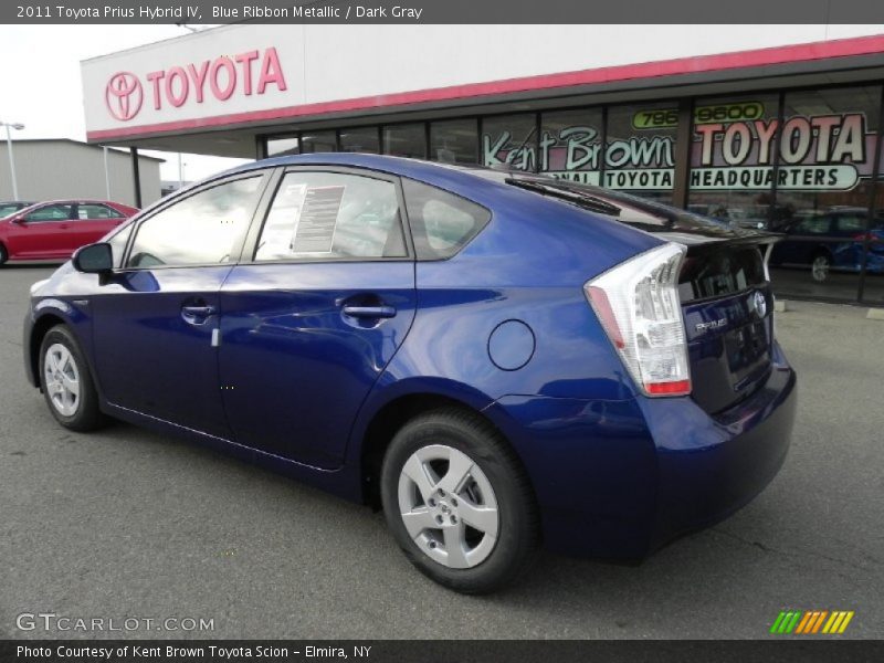Blue Ribbon Metallic / Dark Gray 2011 Toyota Prius Hybrid IV