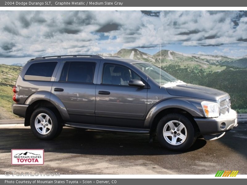 Graphite Metallic / Medium Slate Gray 2004 Dodge Durango SLT