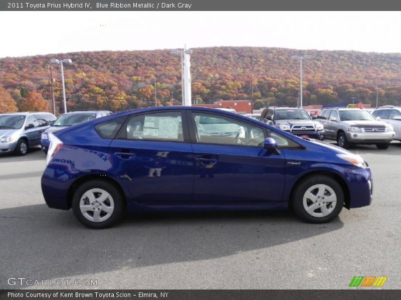 Blue Ribbon Metallic / Dark Gray 2011 Toyota Prius Hybrid IV