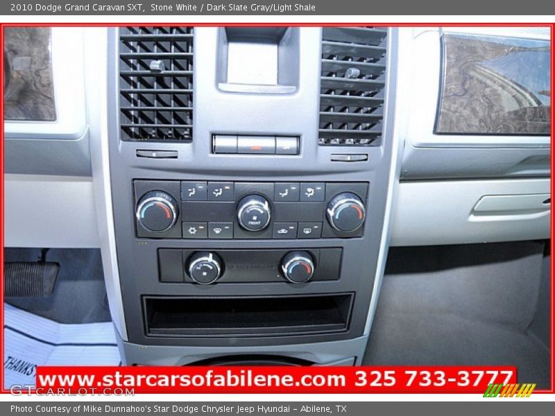 Stone White / Dark Slate Gray/Light Shale 2010 Dodge Grand Caravan SXT