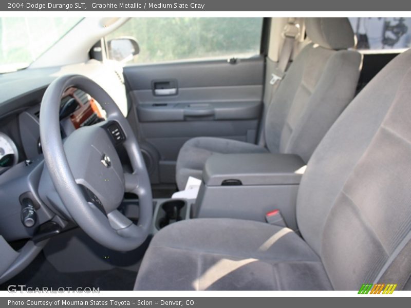 Graphite Metallic / Medium Slate Gray 2004 Dodge Durango SLT