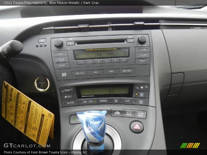 Blue Ribbon Metallic / Dark Gray 2011 Toyota Prius Hybrid IV
