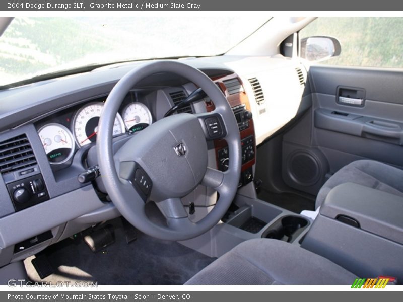 Graphite Metallic / Medium Slate Gray 2004 Dodge Durango SLT